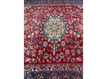 Hand Knotted Persian Esfahan Rug 156'x120'. #3276