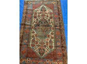 Antique Hand Knotted Persian Hamadan 66'x39'.  #4546.