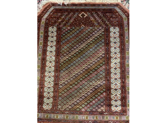 Hand Knotted Persian Turkman Rug  # 41'x51'