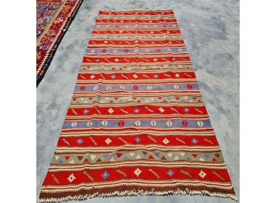 Hand Knotted KIlm Rug 72'x48'.   #4350