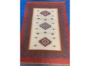 Hand Knotted KIlm Rug 70'x48'.  #4537