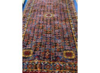 Very Fine Hand Knotted Persian Turkman Rug  144'x84'  #4346