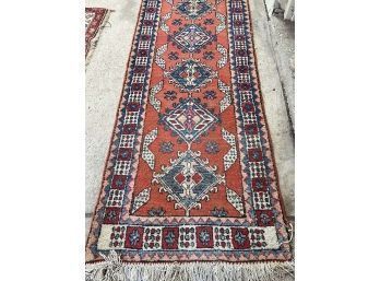 Hand Knotted Shirvan Rug  32'x124'.  #4467