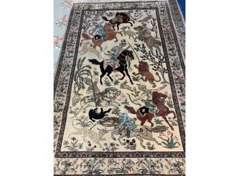 Hand Knotted Persian Tabriz Rug  87'x55'    #4523.