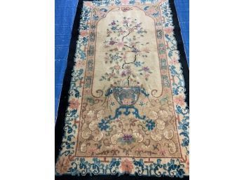 Hand Knotted Chinise Rug 84'x48'.  #4564.