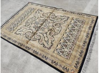 Hand Knotted Persian Kermen Rug 78'x50'. #4660