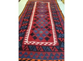 Hand Knotted Kilm Rug 76'x39'    #728