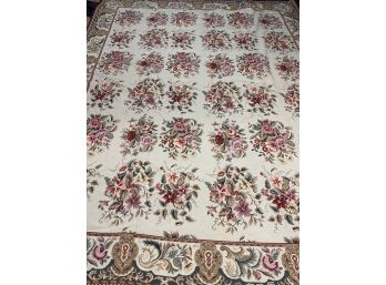 Hand Knotted Needlepoint Rug 140'x101'.  #748