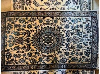 Hand Knotted Persian Silk&Wool Rug 60'x36'.   #4675.