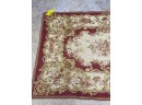 Hand Knotted Needlepoint Rug 72'x48'.  #4823
