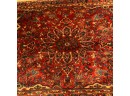Antique Hand Knotted Persian Sarouk Rug  32:x42'.  #4688