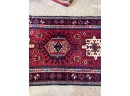 Hand Knotted Persian Heriz Rug  62'x30'.  #4653.