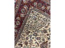 Very Fine Hand Knotted Persian Esfahan Rug 84'x60'.  #4633