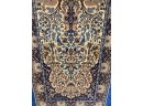 Fine Hand Knotted Silk&Wool Persian Esfahan Rug 64'x38'.  #3268.