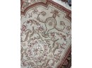 Hand Knotted Needlepoint Rug 72'x48'.  #4807