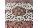 Hand Knotted Persian Silk&Wool Rug 124'x76'.  #2590.