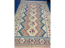 Hand Knotted KIlm Rug 96'x60'.   #4452