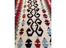 Hand Knotted Kilm Rug 67'x46'.   #4734.