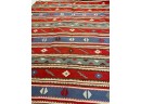 Hand Knotted Kilm Rug 72'x46'.  #4739.