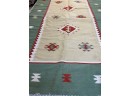 Hand Knotted Kilm Rug  71'x58'.   #4740