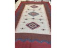Hand Knotted Kilm Rug 70'x48'.  #4742.