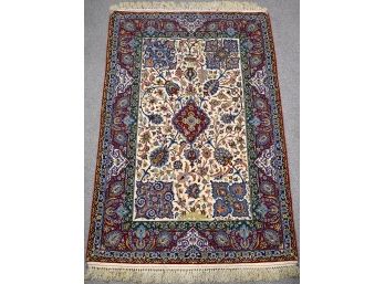 Fine Hand Knotted Persian Esfahan Rug 65'x43'.  #815