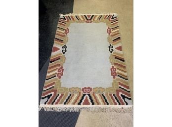 Hand Knotted Tibetian Rug 72'x48'.  #4828