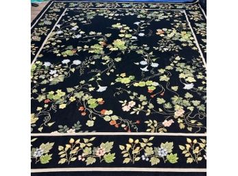Hand Knotted Needlepoint Rug 144'x108'.  #4810
