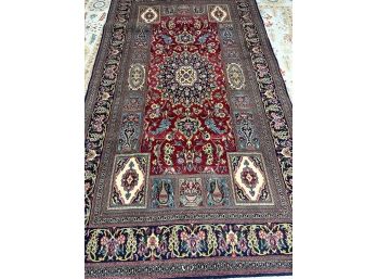 Hand Knotted Persian Qum Rug 5x8 Ft   #4806
