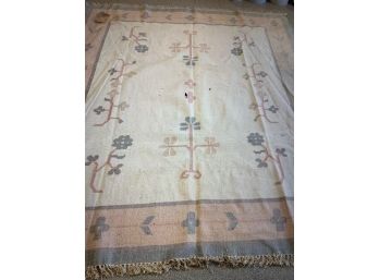 Hand Knotted Kilm Rug 115'x98'.  #4516'