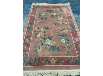 Hand Knotted Chinise Rug 92'x60'.  #3095
