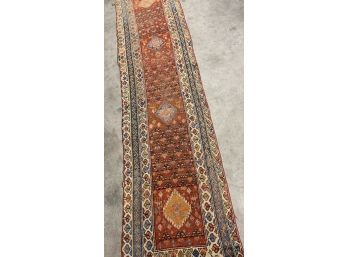 Antique  Hand Knotted Persian Bahkterie Rug168'x36'.  #3077.