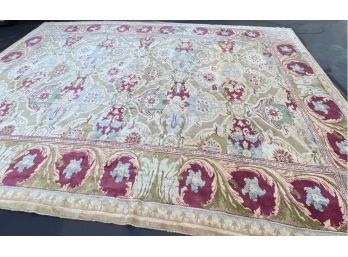 Hand Knotted Oushak Rug  216'x156'. #3060