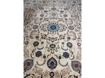 Fine Hand Knotted Persian Kashan Rug 168'x126'. # 3125