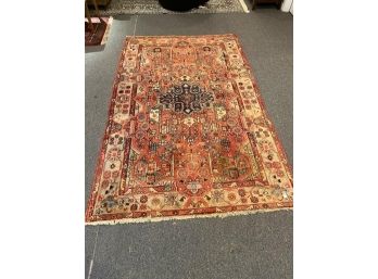 Fine Hand Knotted Persian Bahkterie Rug  96'x60'. # 3144