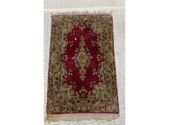 Hand Knotted Persian Kermen Rug 38'x24'.    # 3133