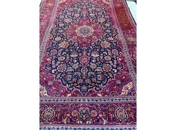 Hand Knotted Persian Kashan Rug 84'x48'.   #3178