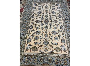 Hand Knotted Persian Kashan Rug 101x60'. #3173