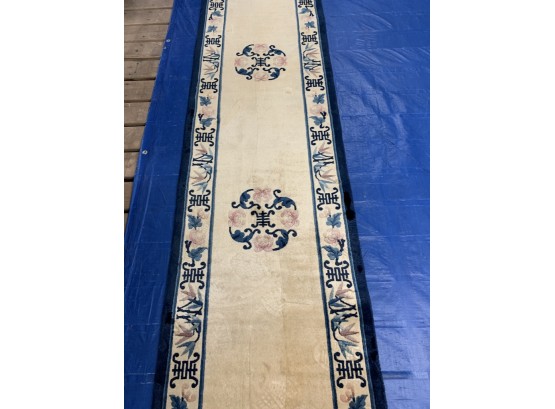 Hand Knotted Chinise Runner Rug 180'x27 '   #3005