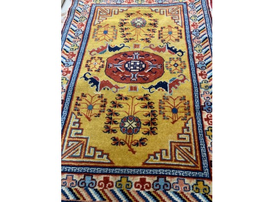 Hand Knotted Chinise Rug 60'x29'.   #3235.