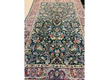 Hand Knotted Indo Tabriz Rug 79'x50'. #3225.