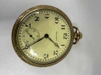 Antique Waltham Pocket Watch Gold Filled Case
