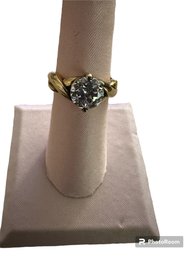 Sterling And Cz Ring
