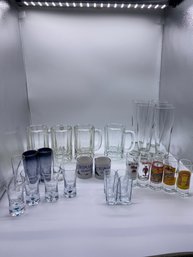Assorted Bar Glassware
