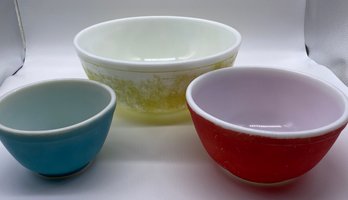 Various Pyrex Bowls (3)