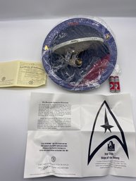 Star Trek Collectors Plate - U.S.S. Enterprise