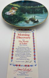 1992 Donald Zolan Collector's Plate - Morning Discovery
