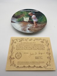 1989 Donald Zolan Collector's Plate - Crystal's Creek