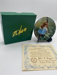 Donald Zolan Mini Collector's Plate - Enchanted Forest Minature