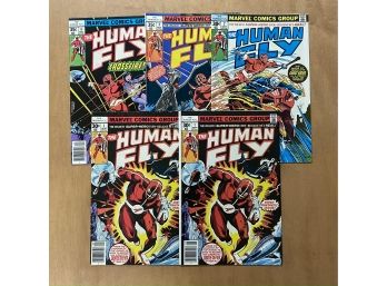 5 Comic Lot:  The Human Fly #1, #1-4